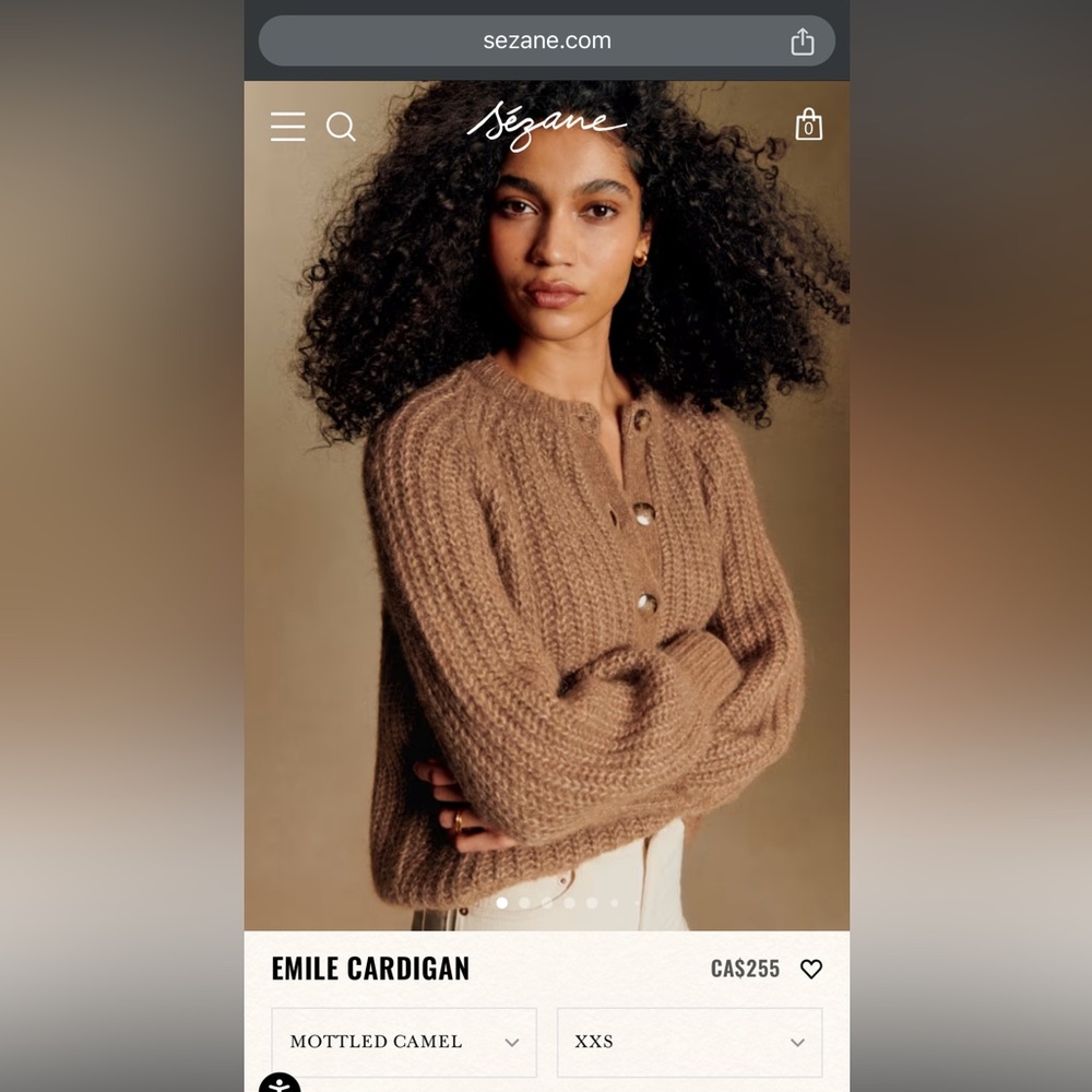 Sezane EMILE CARDIGAN